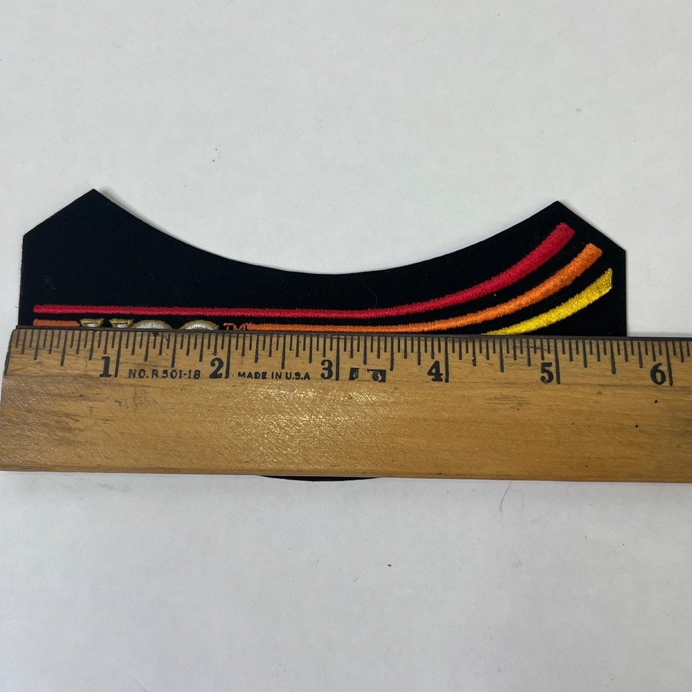 Harley Davidson HOG 2017 Rocker Patch Black Orange Red Yellow Embroidered 5.5" - Picture 2 of 4